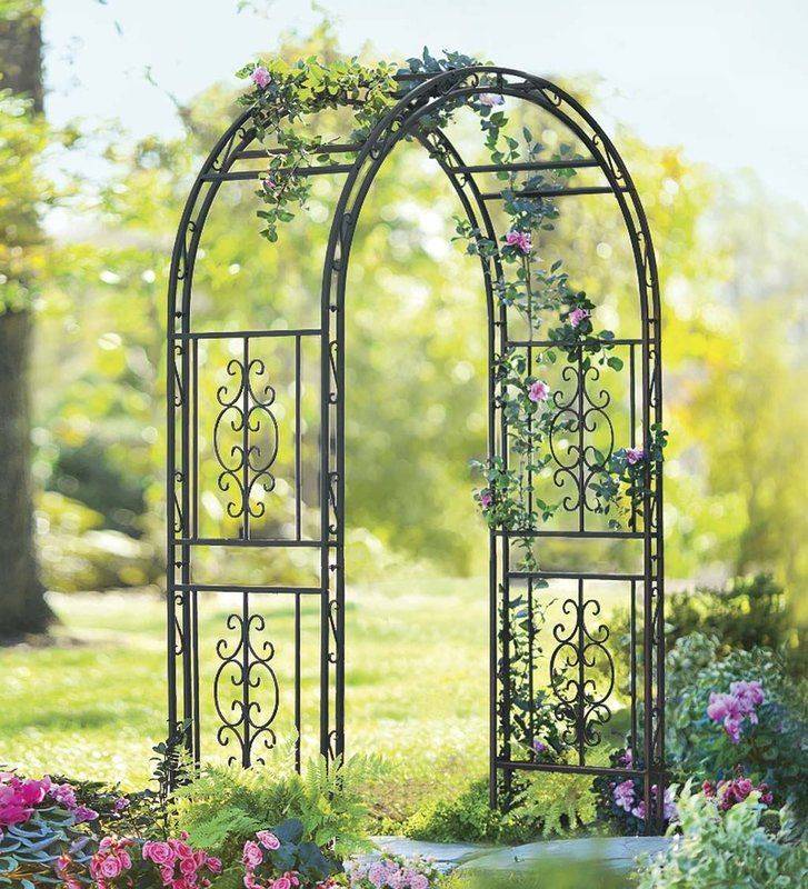 Go Garden Arched Steel Arbor Wayfair Garden Arch