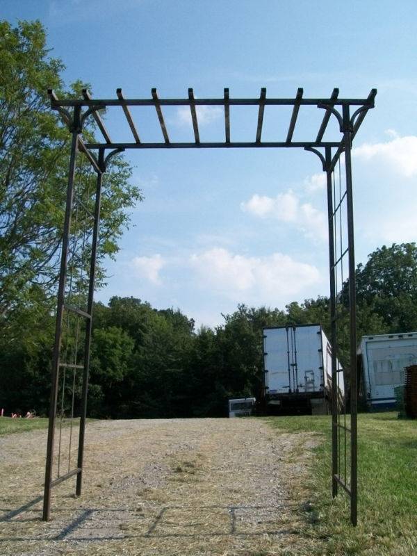 Pergola Arbor Steel Square Archway Henderson Supply