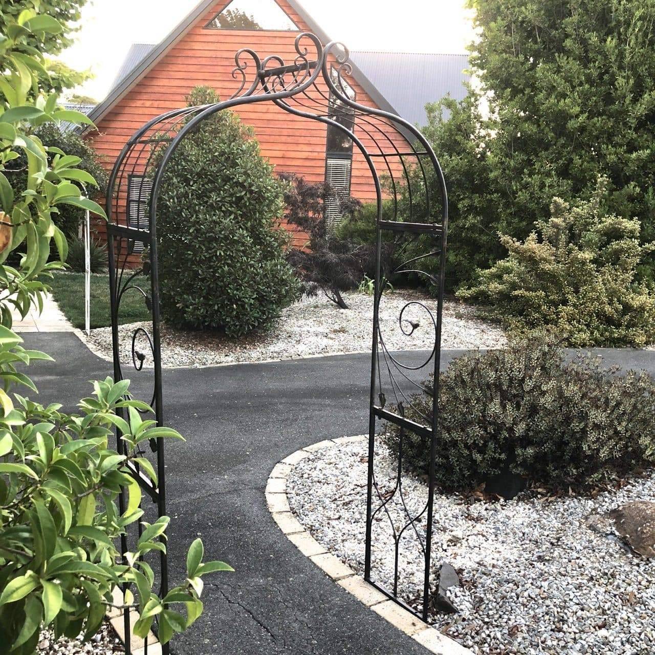 Wrought Iron Arbor Home Remodeling Ideas