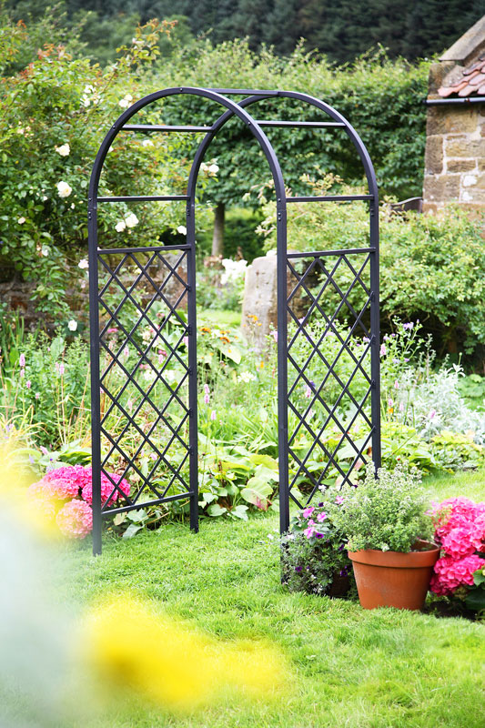 Natural Metal Garden Arch