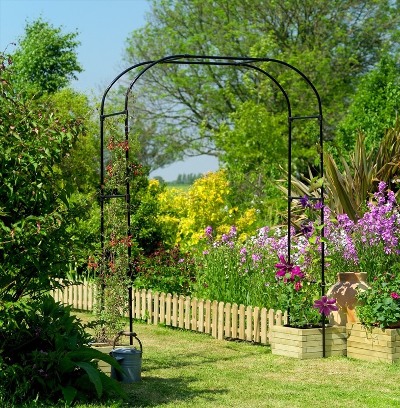 Wrenbury Steel Arbor Arch Trellis