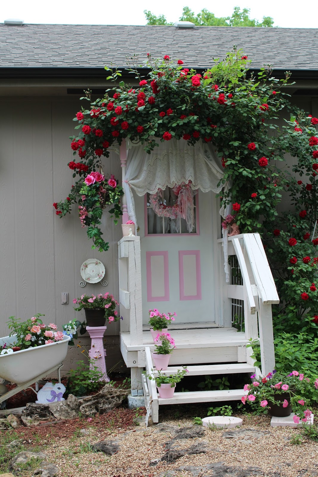 Shabby Chic Rose Garden