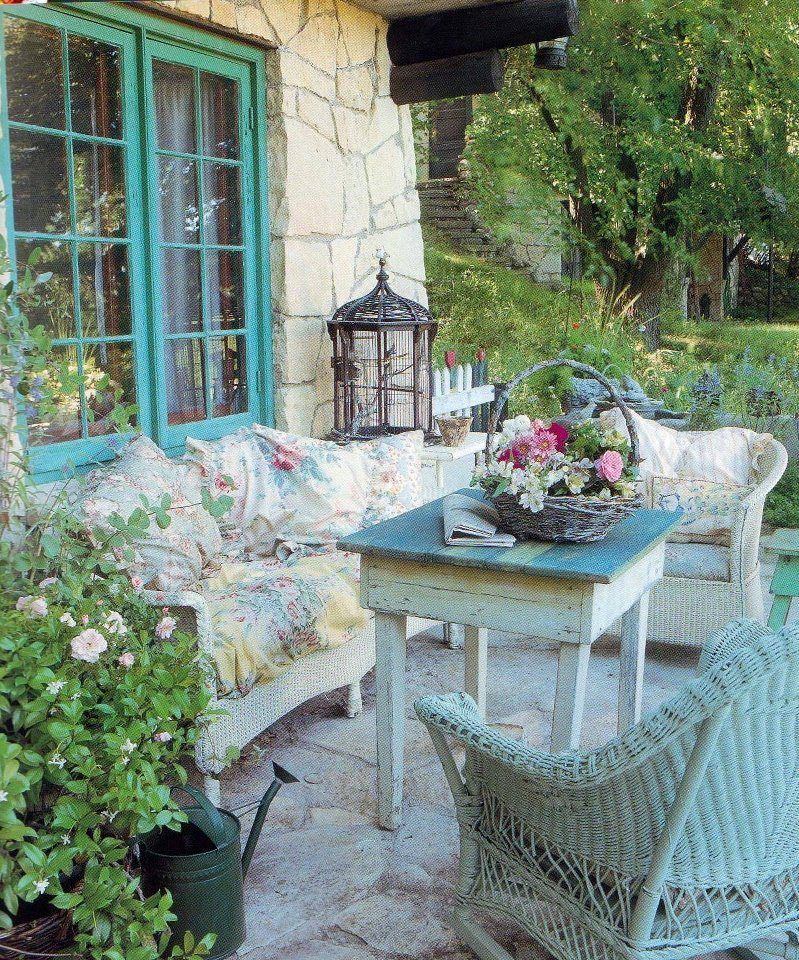 Adorable Shabby Chic Garden Decoration Ideas Matchnesscom