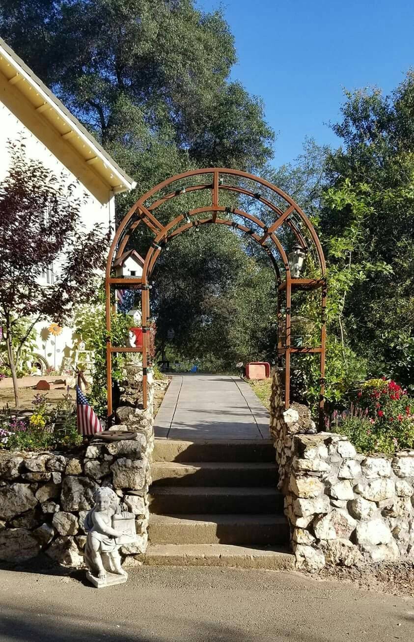 Stunning Creative Diy Garden Archway Design Ideas