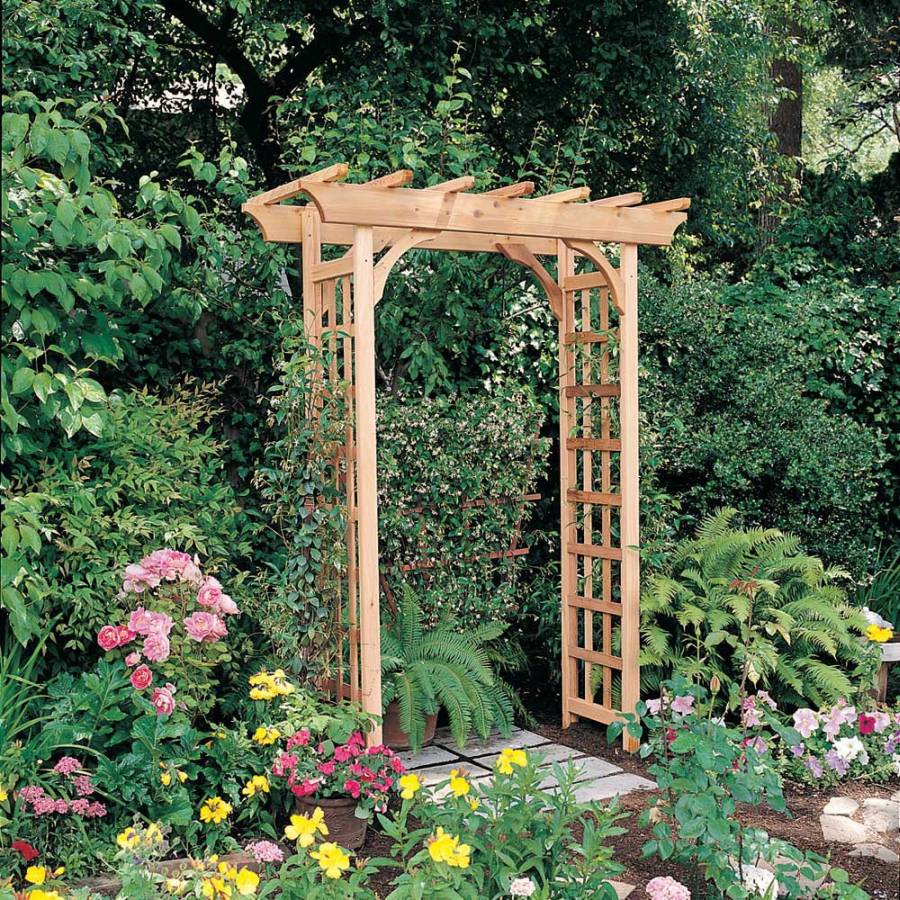 Chic And Simple Garden Trellis