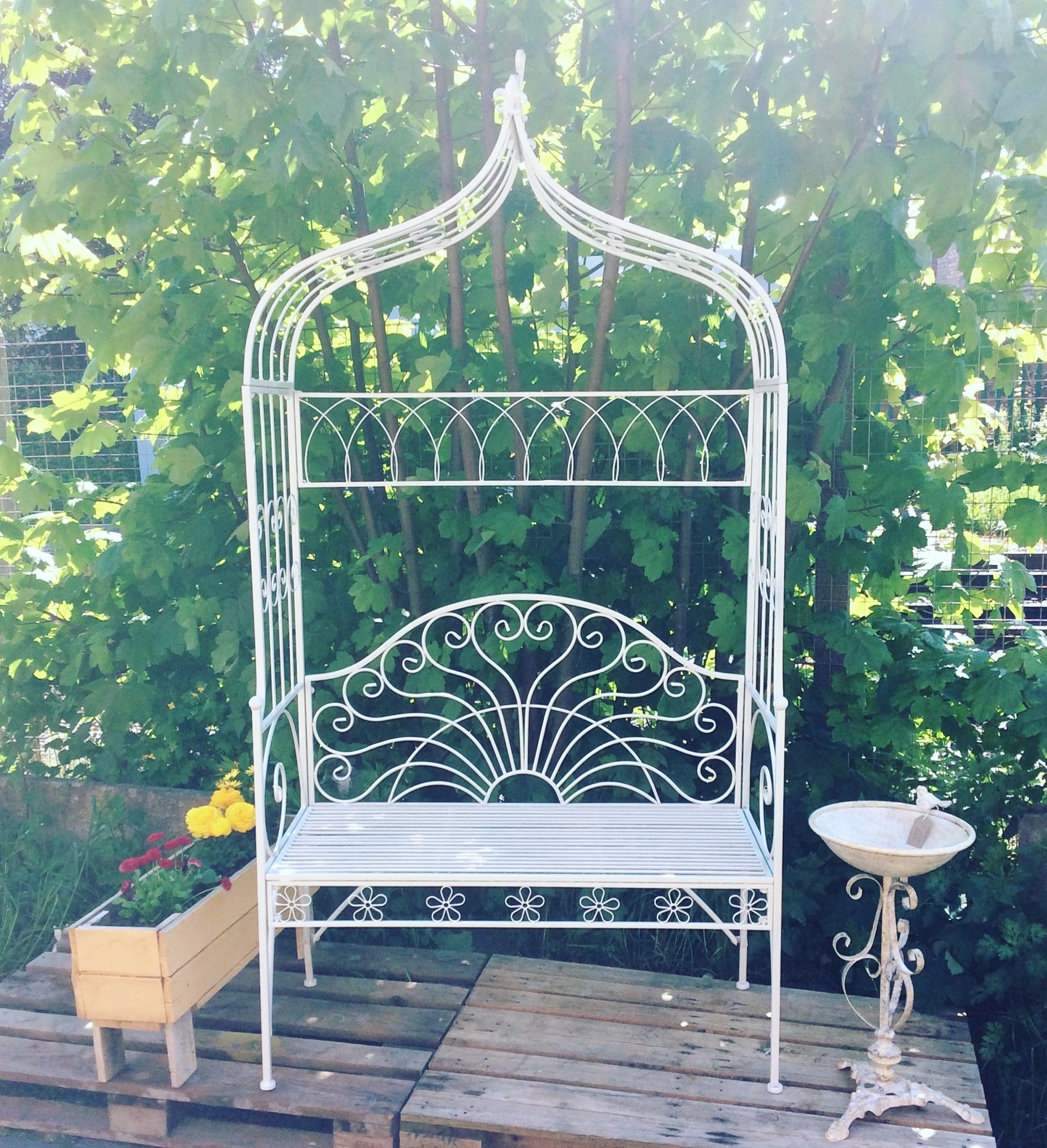 New All Cedar Wood Double Garden Arbor Bench