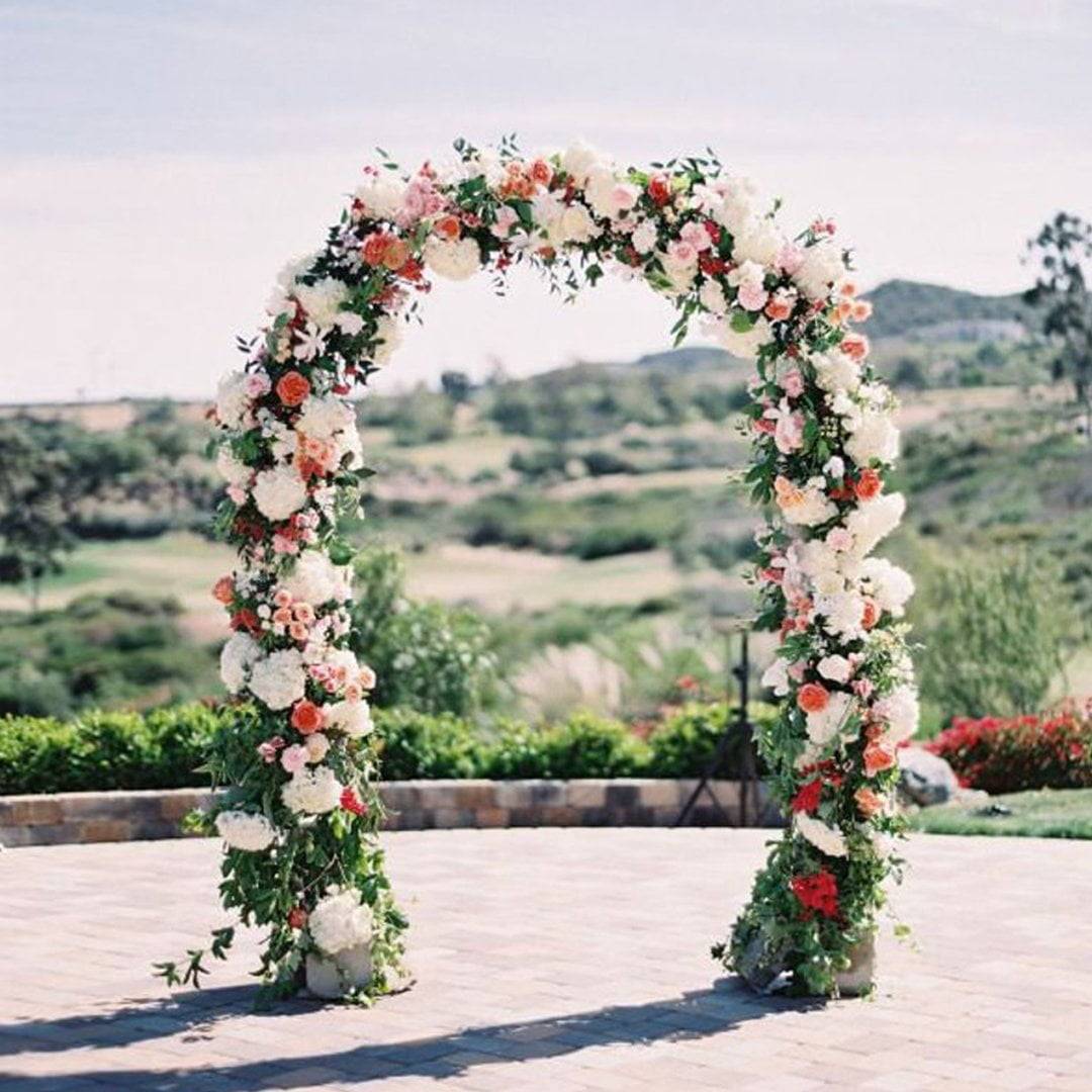 Outdoor Fall Wedding Arches