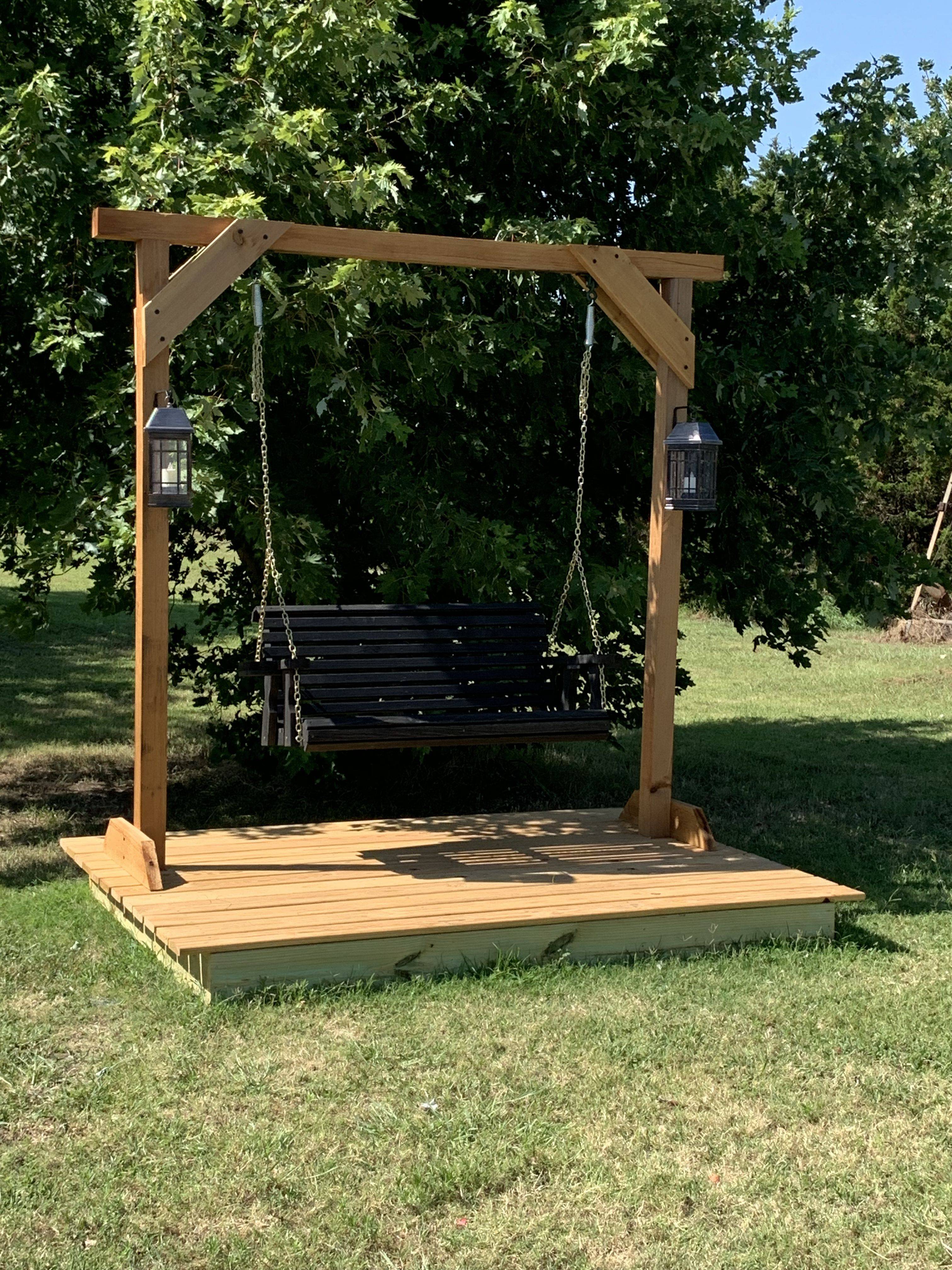 A Simple Diy Pergola Swing