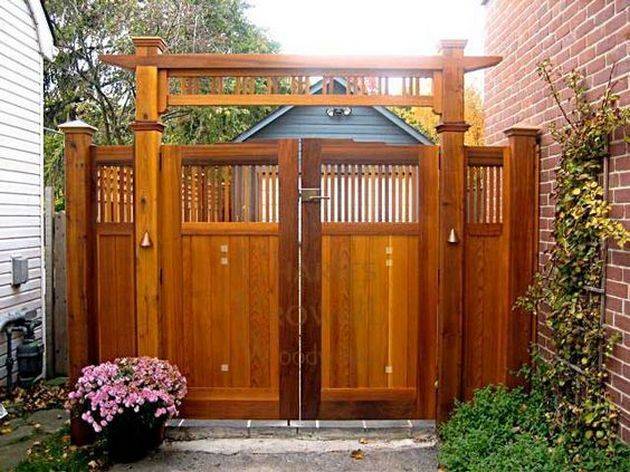 Top Wooden Garden Gate Ideas