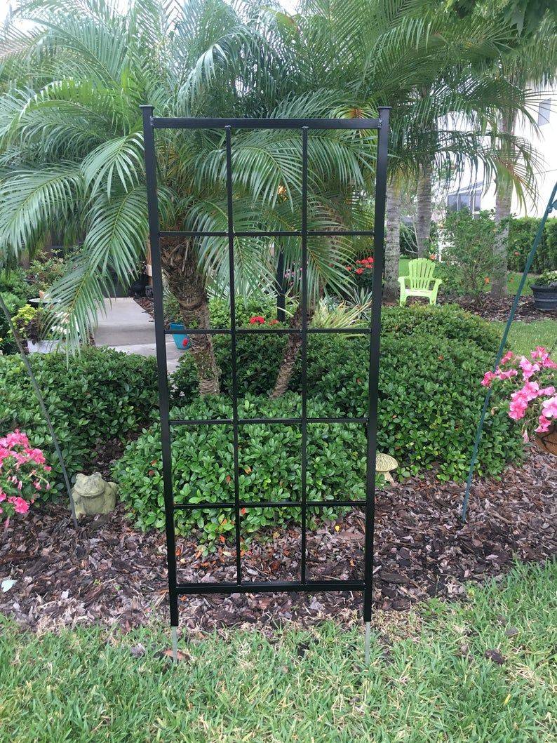 Tall Steel Mission Arbor Metaltrellis