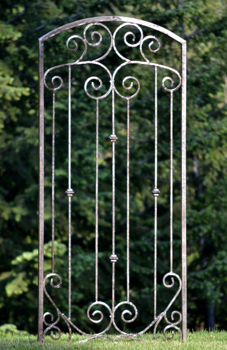 Montebello Metal Tall Garden Trellis Garden Design Ideas