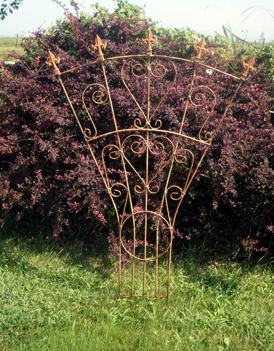 Wrought Iron Rosemary Arbor Garden Trellis