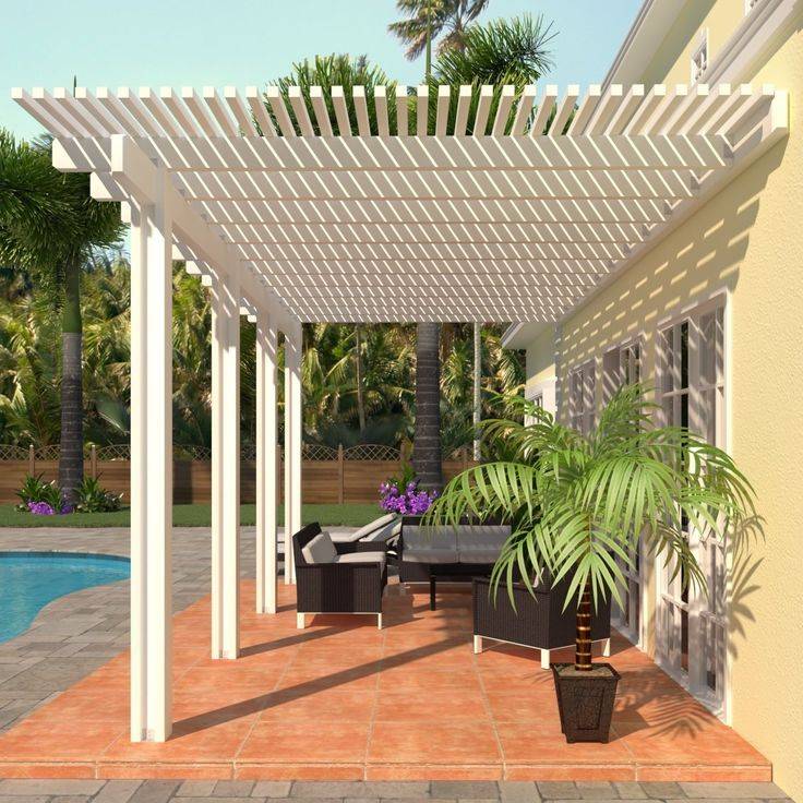 Metal Arbor Backyard Pergola
