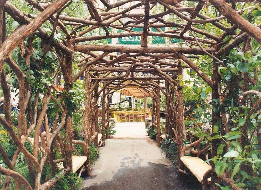 Stunning Creative Diy Garden Archway Design Ideas