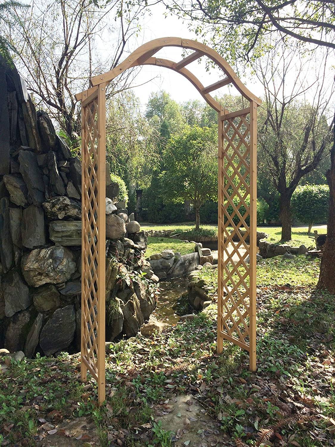 Traditional Garden Oak Arch Anderson Oak Designs