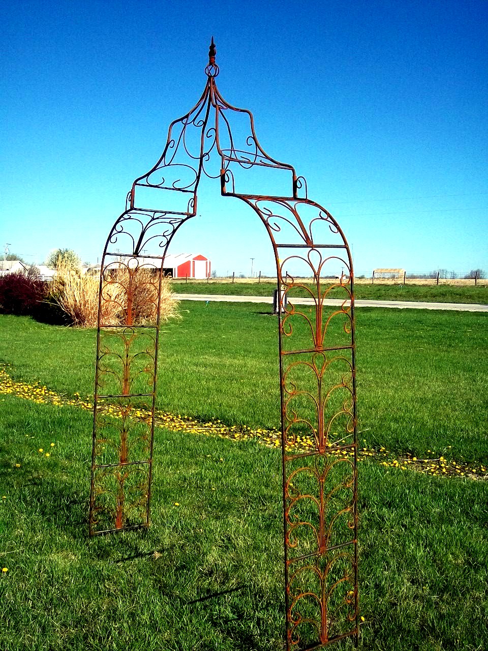 China High Quality Wrought Iron Garden Arch