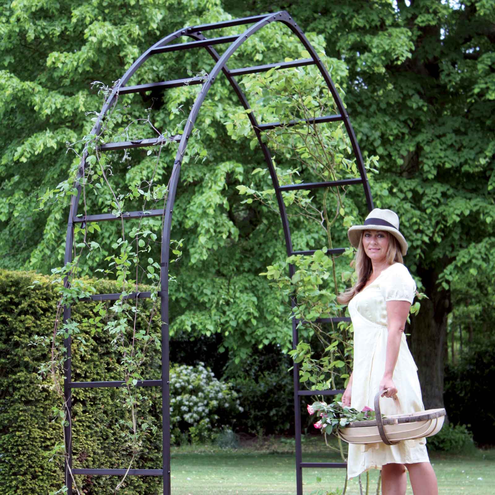 Gothic Metal Garden Arch The Garden Factory