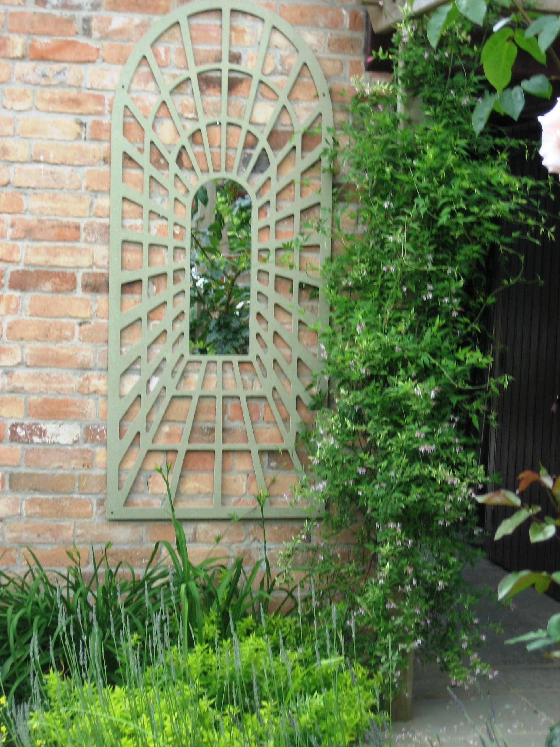 Bentley Garden Gothic Style Arch Garden Decor Mirror Black Amazonco