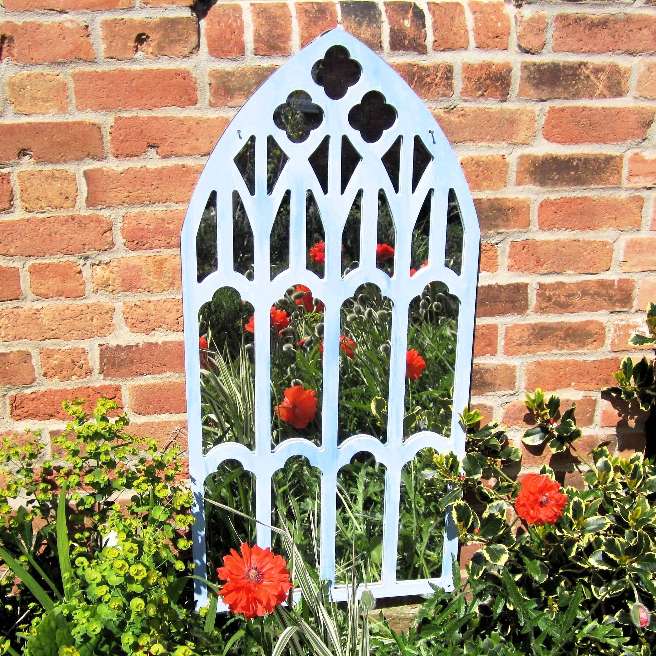 Garden Mirror Gothic Trellis Tall Mirror Garden Mirrors