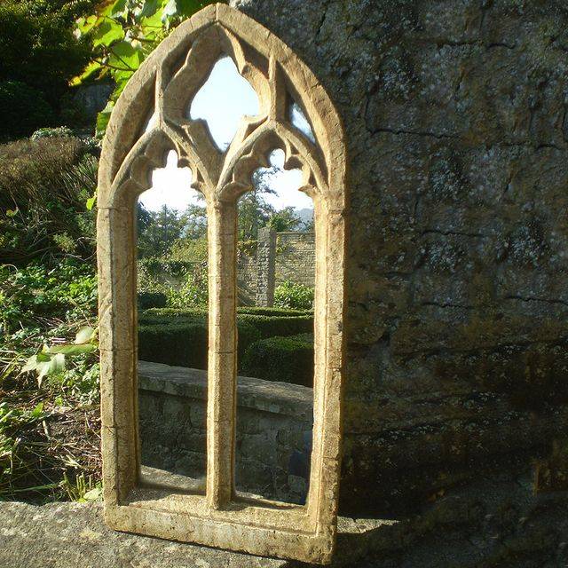 Gothic Arch Mirror Large Antique Church Window Outdoor Garden Patio