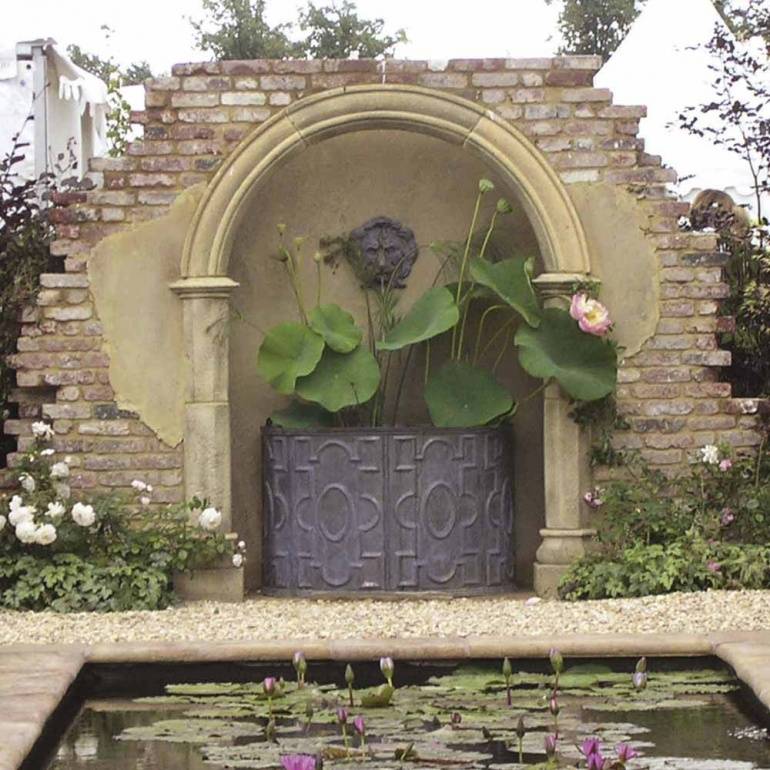 Trefoil Faades Garden Folly Suppliers Redwood Stone