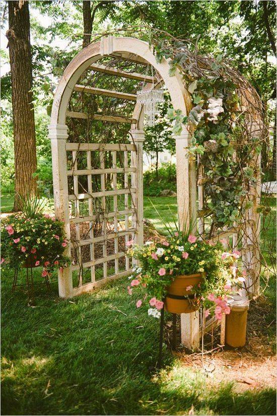 Metal Garden Arch Trellis Ideas