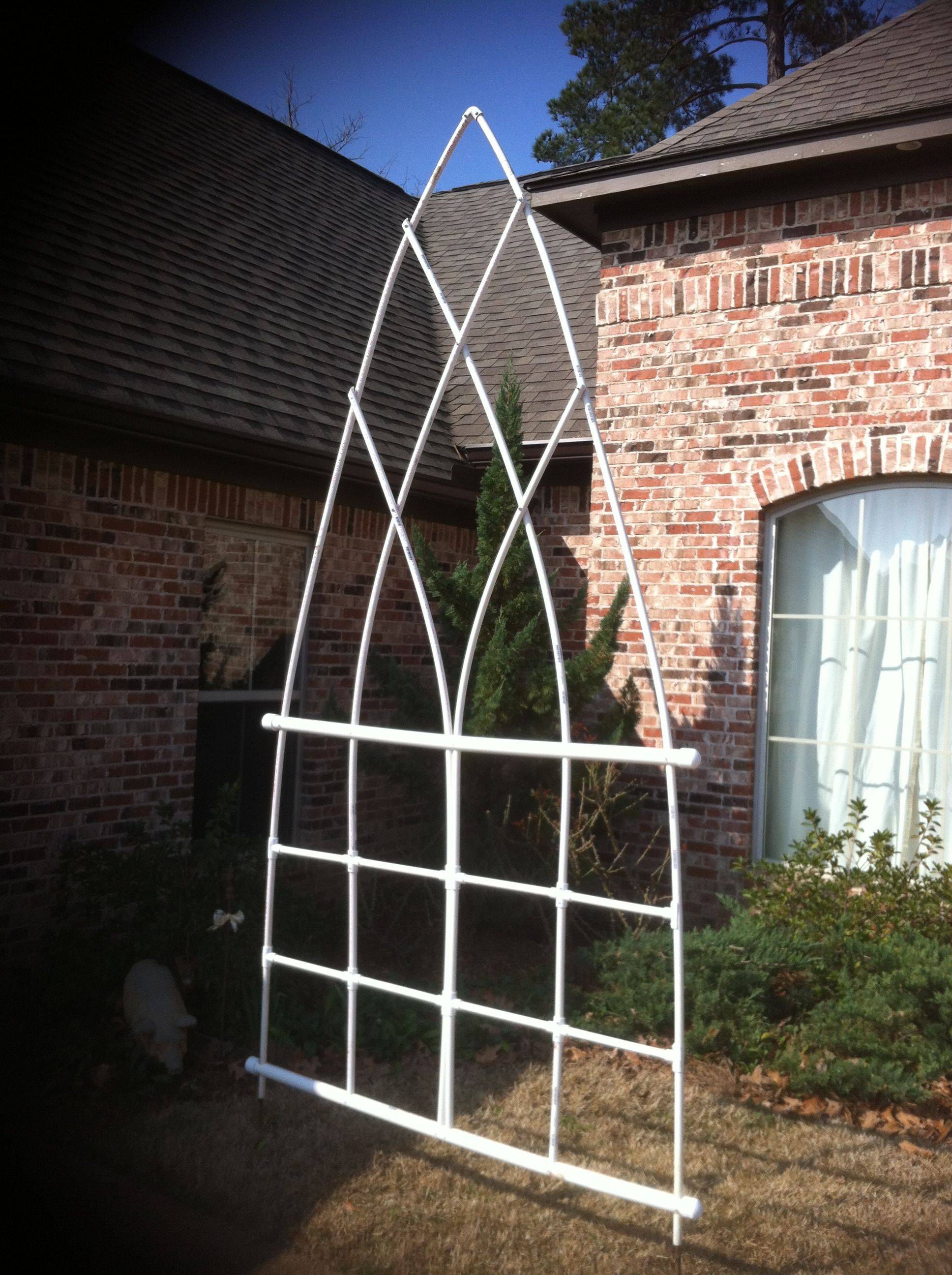 Pvc Vinyl Lattice Garden Archtrellis