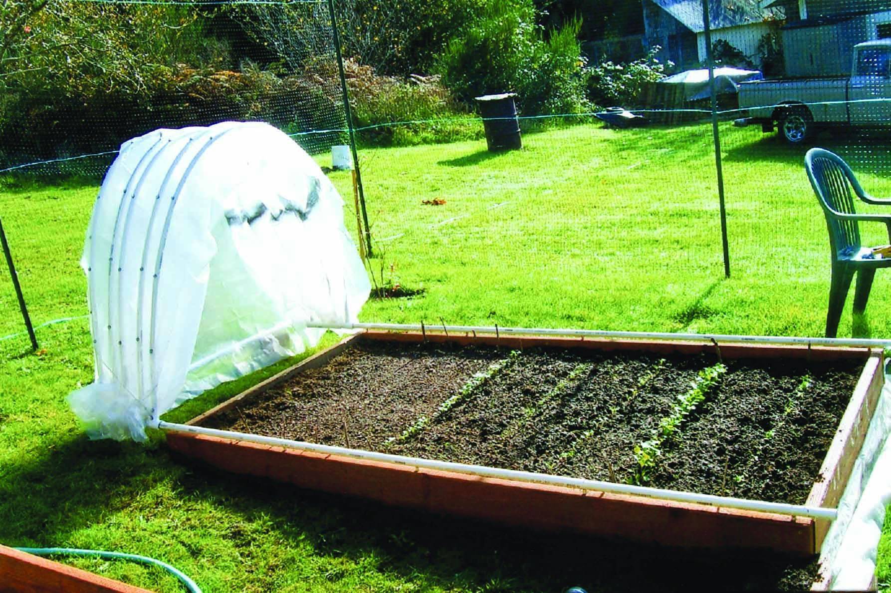 Hoop House Style Raised Bed Frost Protection Garden Beds