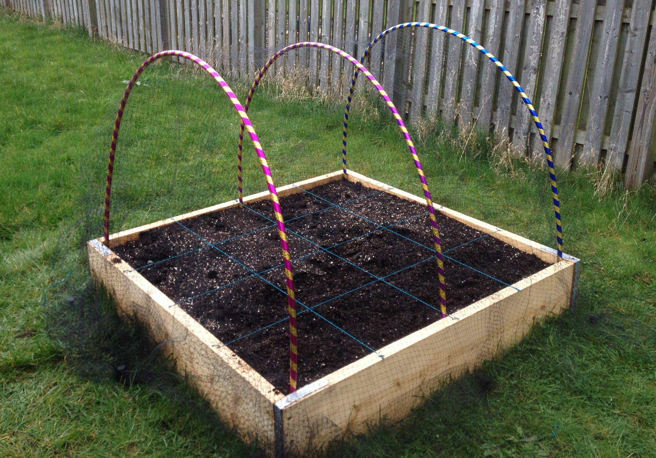 My Raised Bed W Hoops