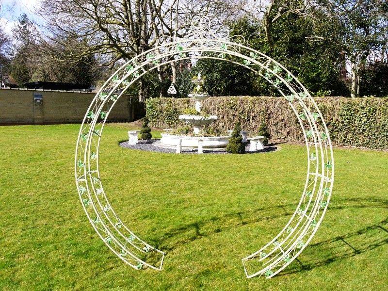 Gate Arbor Wedding Bridal Party Archway Floral