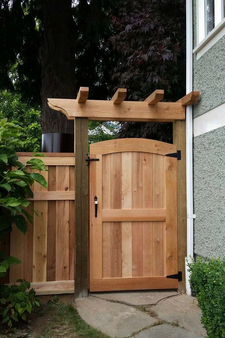 Custom Wood Gates Garden Passages