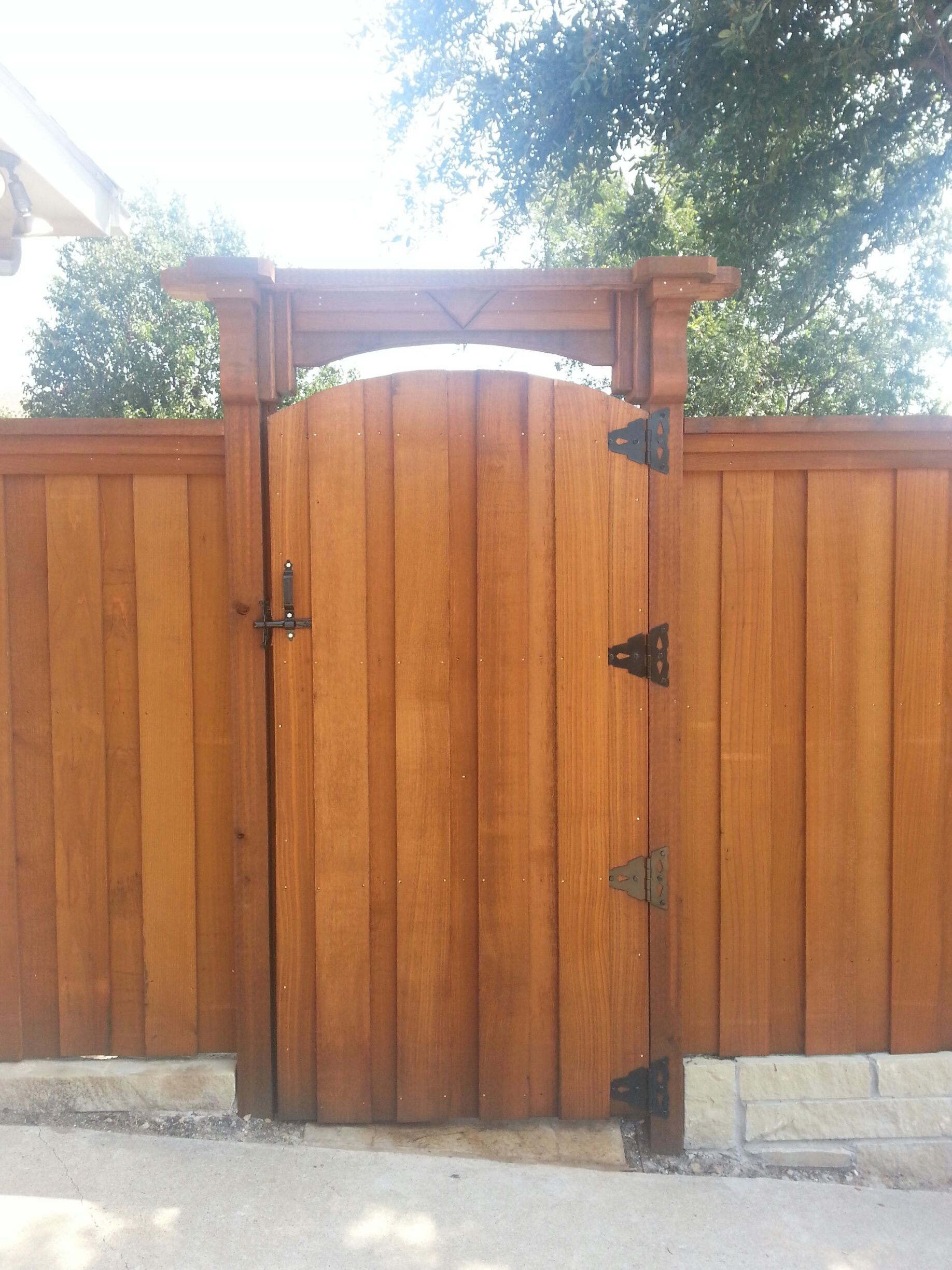 Arched Featheredge Gate Wooden Garden Gate