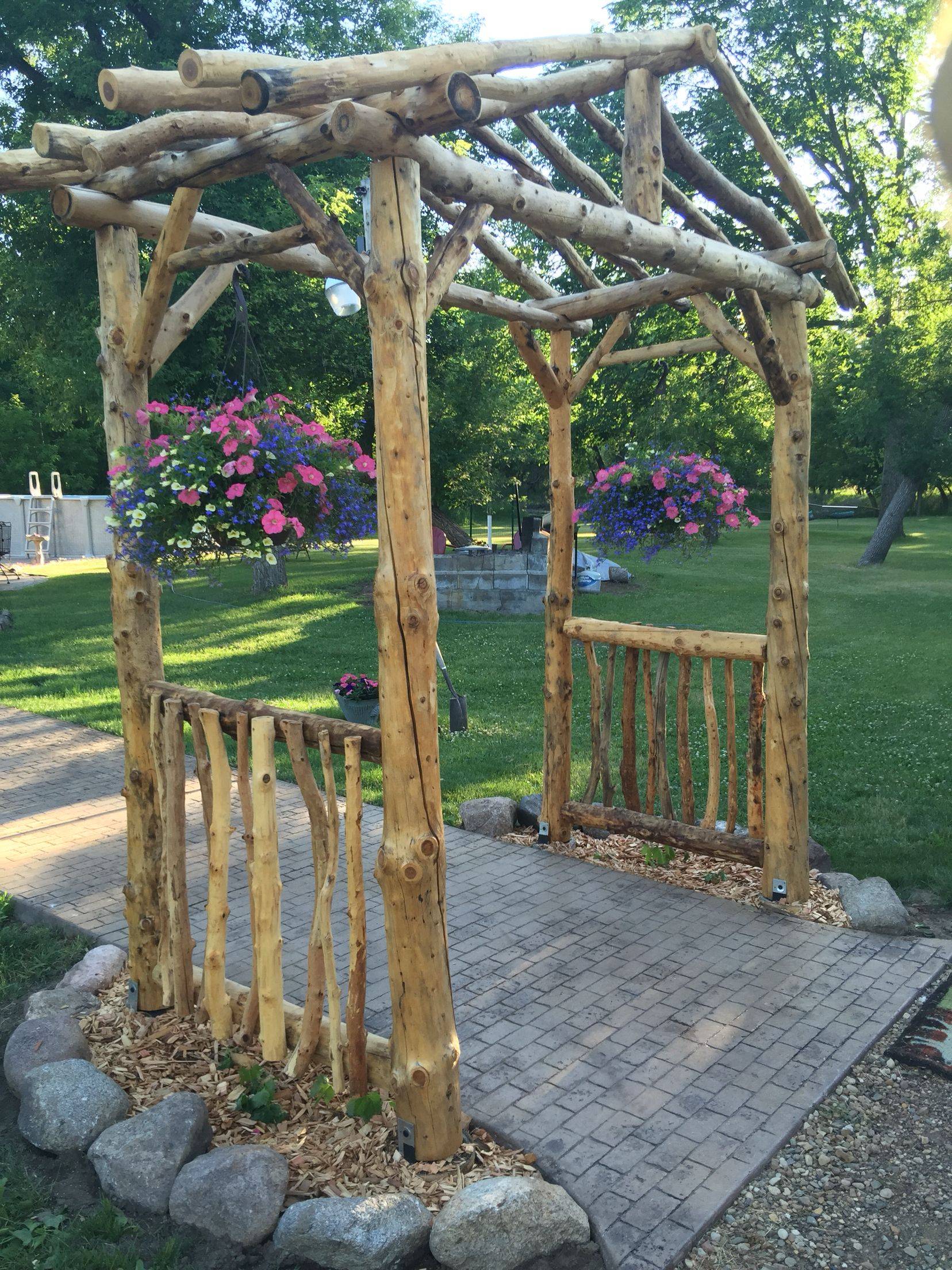 Custom Locust Arbor Garden