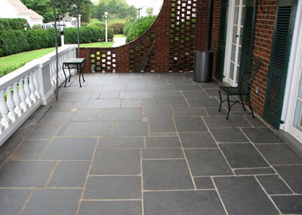 Outdoor Slate Tile Patio