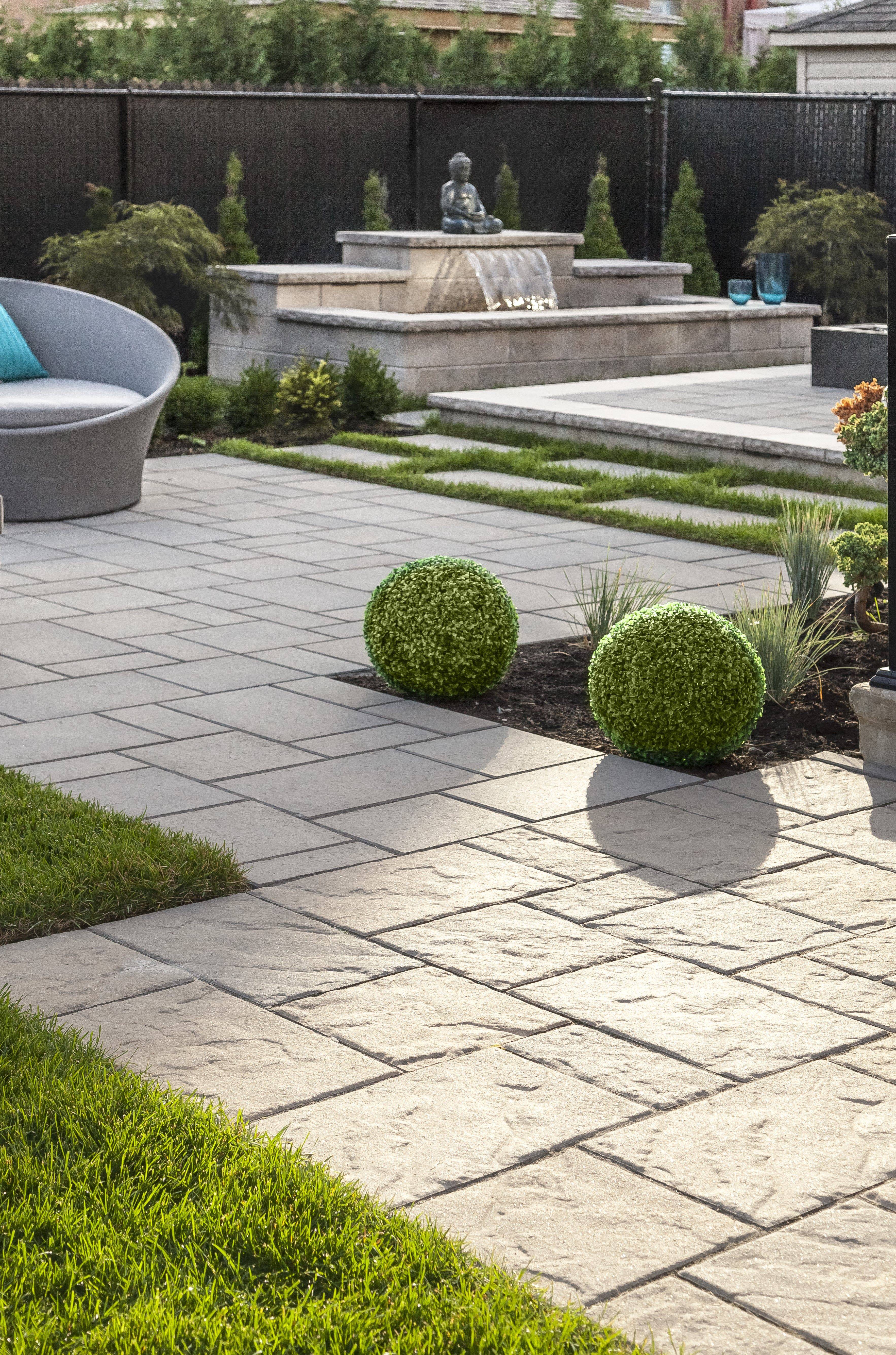 Front Slate Front Yard Garden Design
