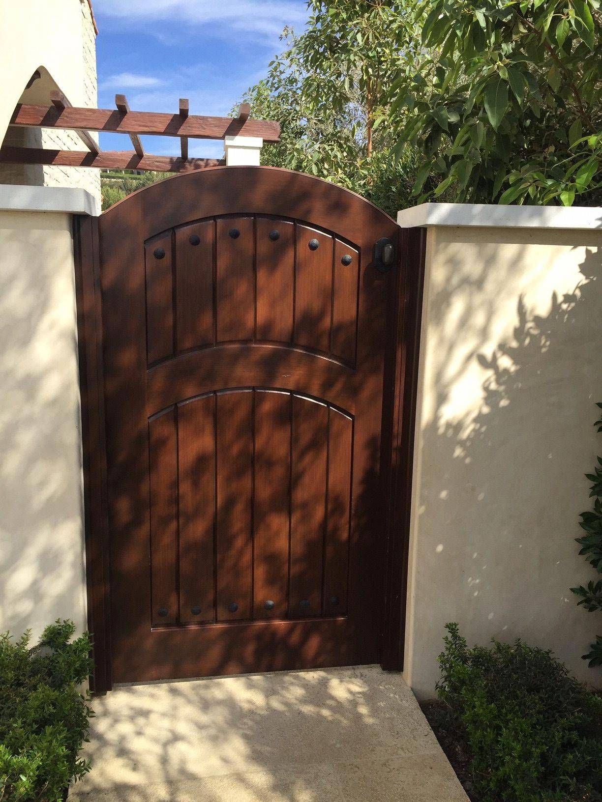 Slightly Wider Arbor Wood Fence Gates