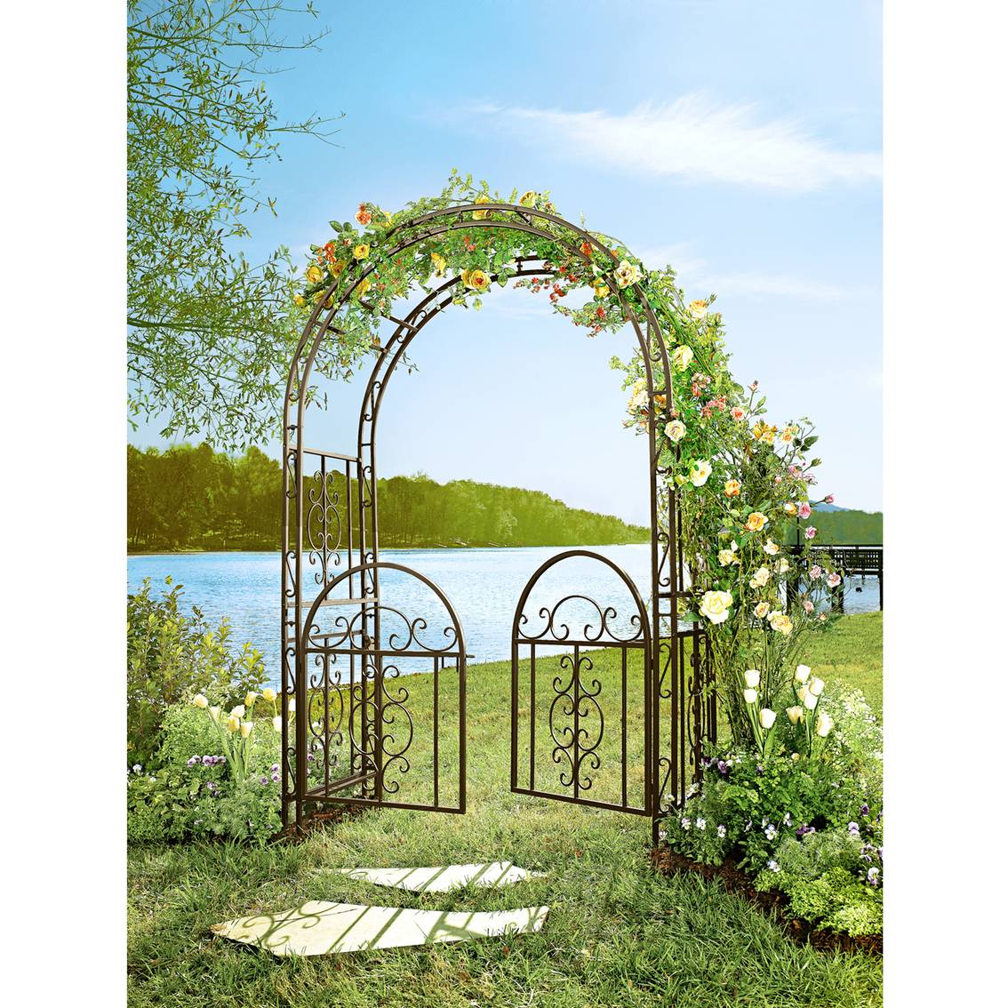 24 Iron Garden Arbor with Gate Ideas To Try This Year SharonSable