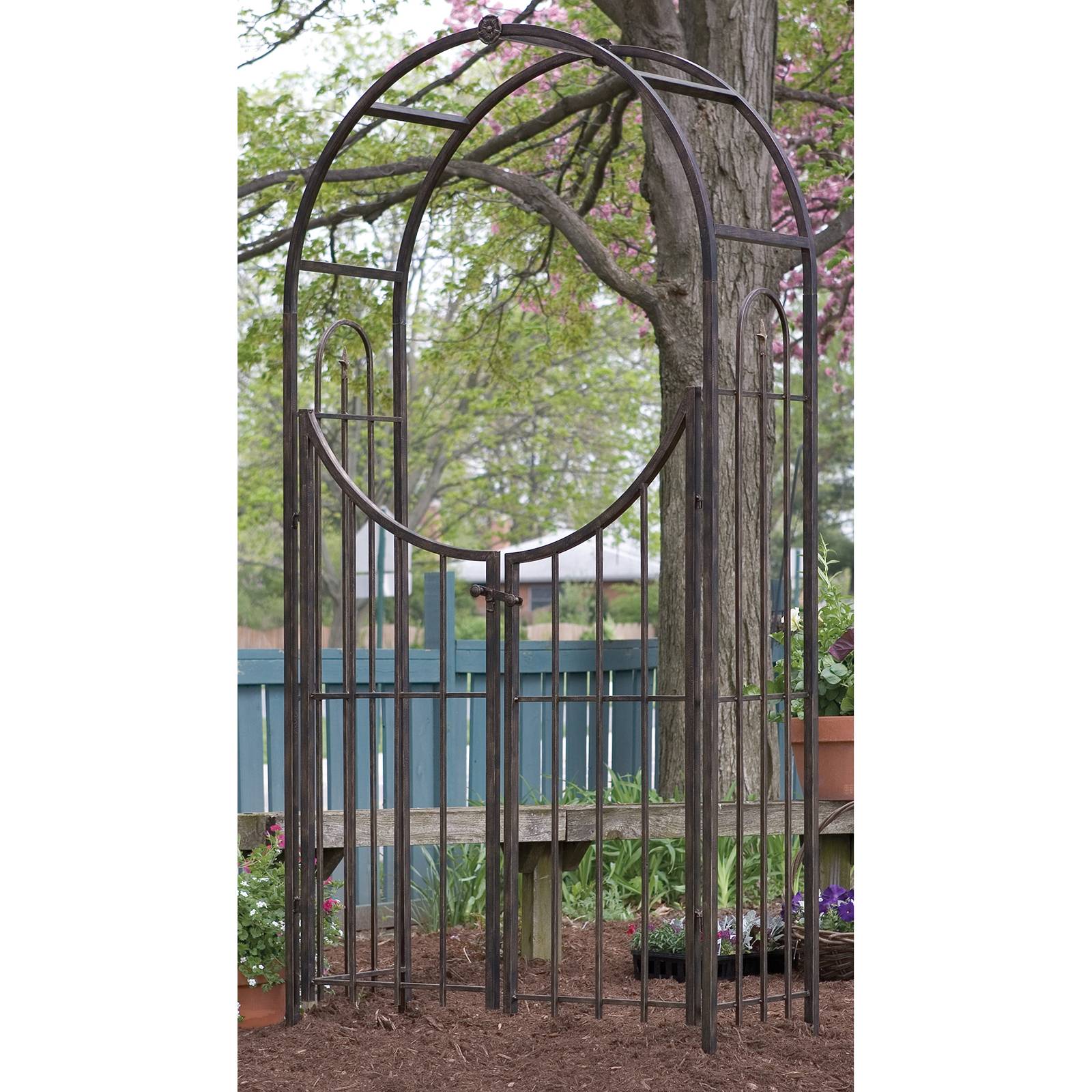 Diamond Finial Arbor