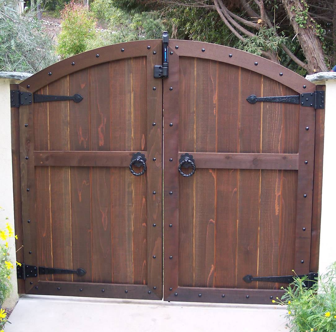 Hand Made Redwood Garden Gate