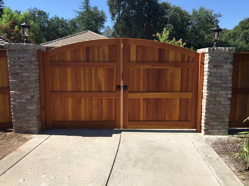 Redwood Garden Gates