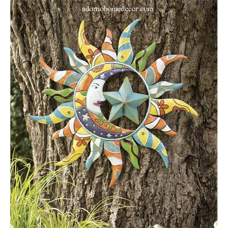 Bright Night Moon Garden Art