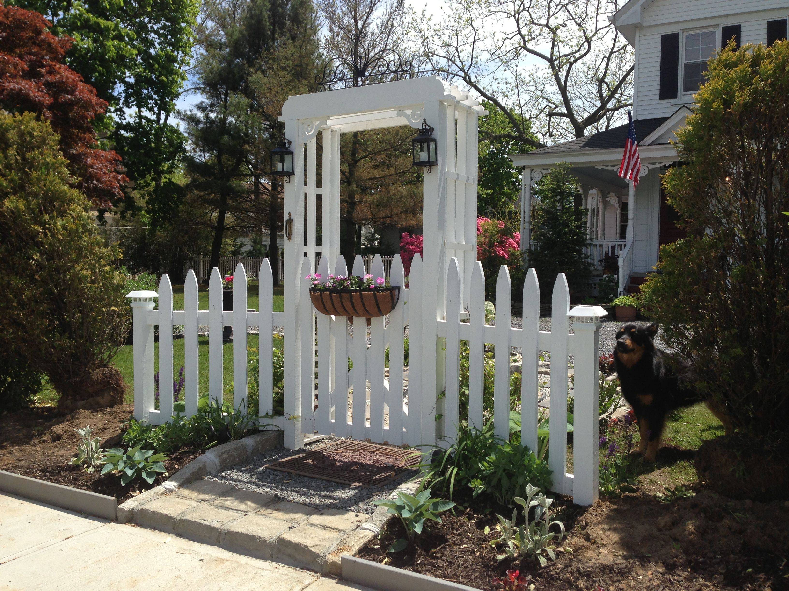 White Garden Gate Stock Photo Download Image Now Istock