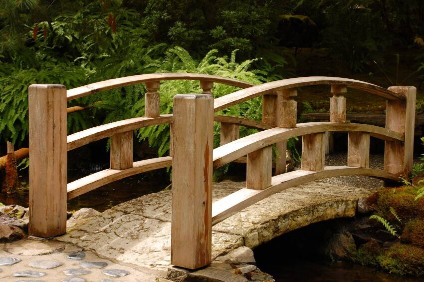 Backyard Garden Bridge Ideas