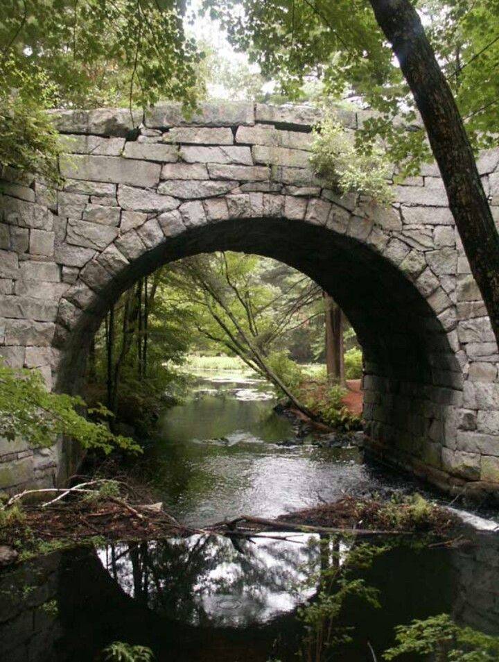 Stone Arch Bridge Jeffersonville Ny Acrylic Painting Inspiration