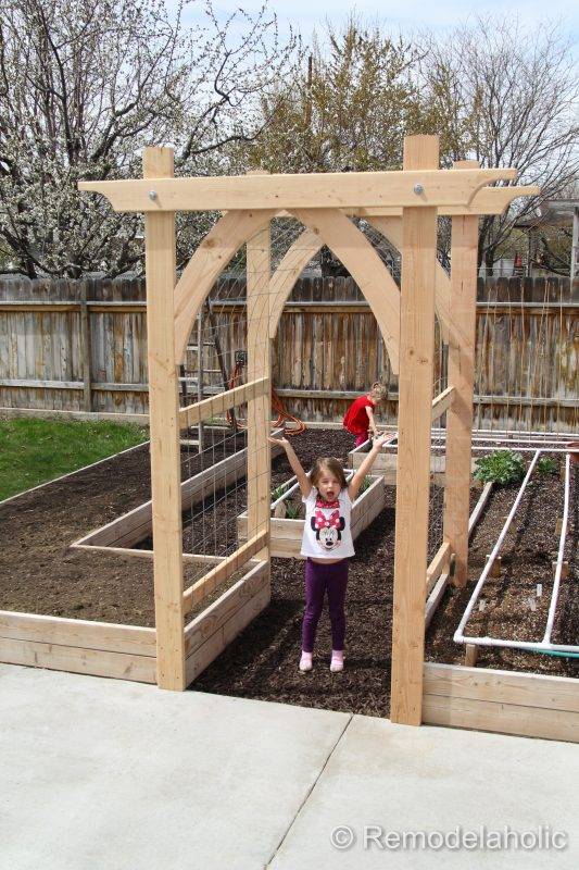 Vegetable Garden Arbor Diy Plans