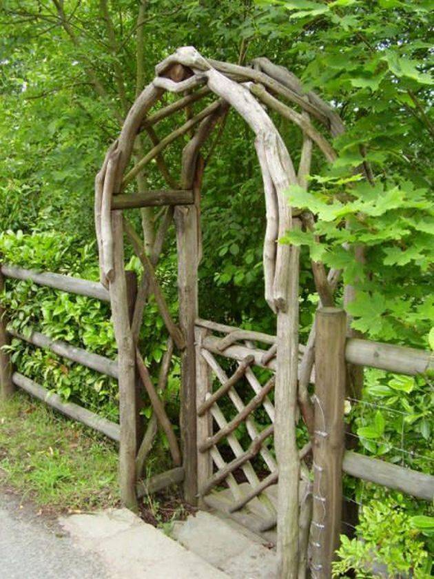 Garden Gate Arch Patina Rust Decorative Woodland Arch