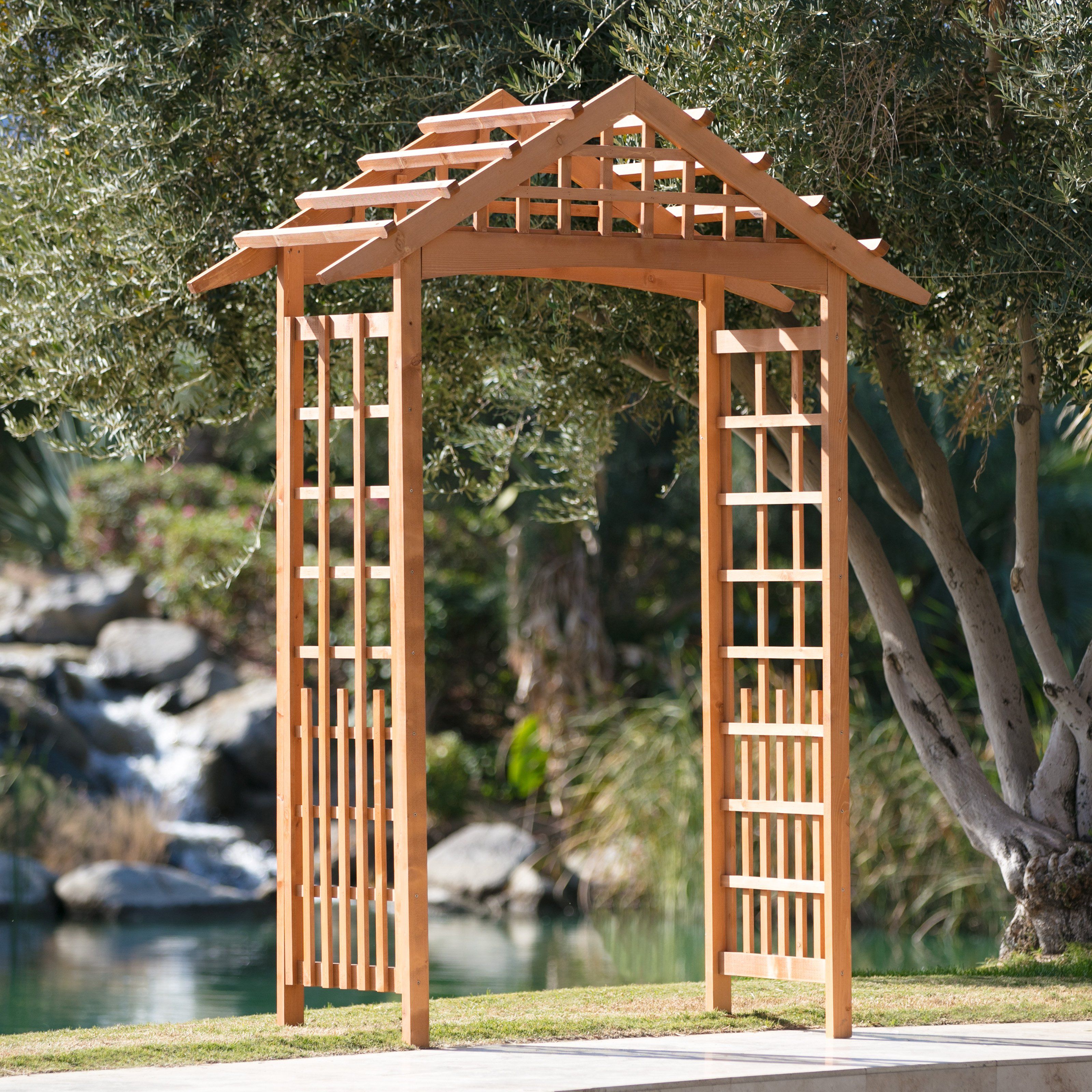 Resin Garden Arch Trellis