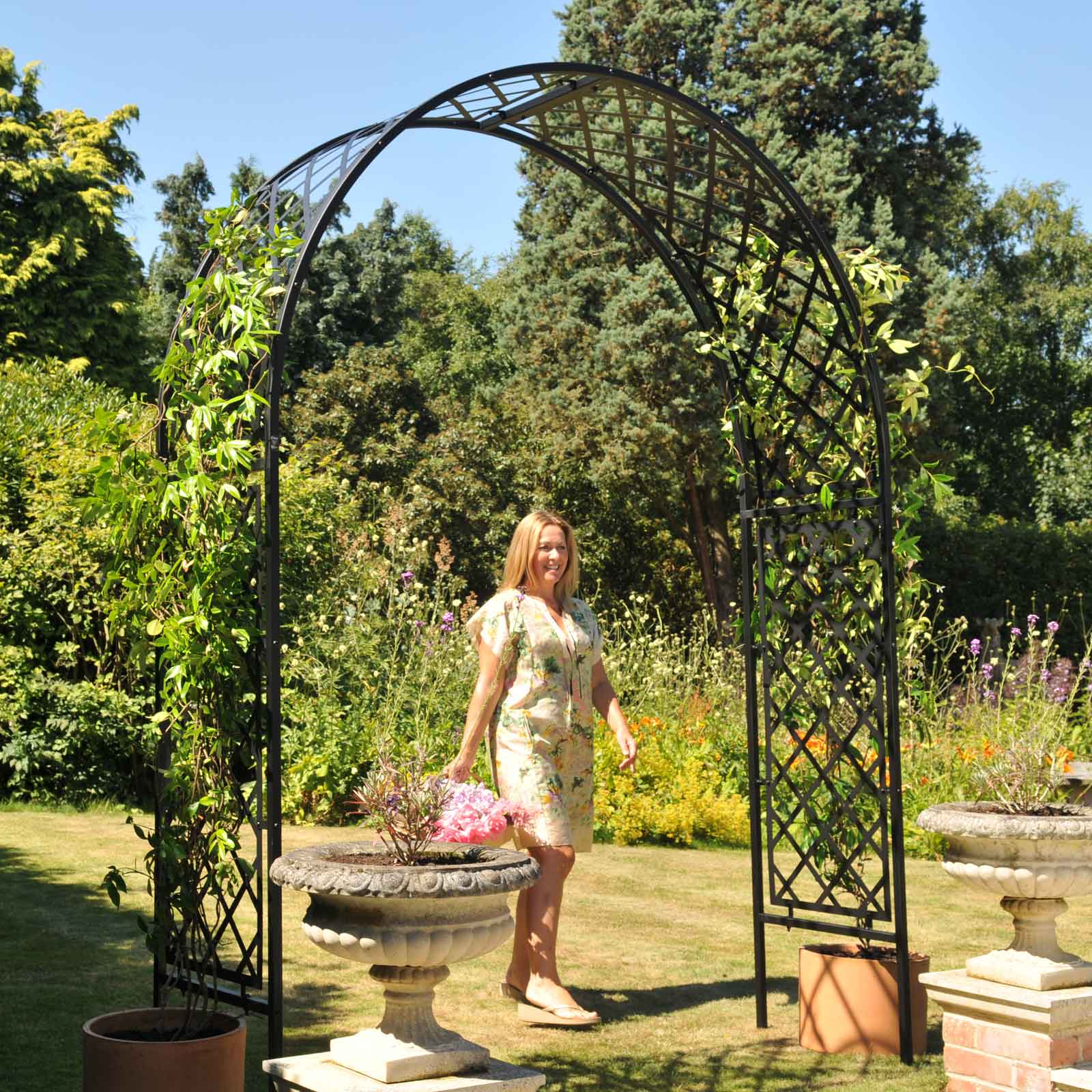 Garden Arch Trellis Outdoor Decorations