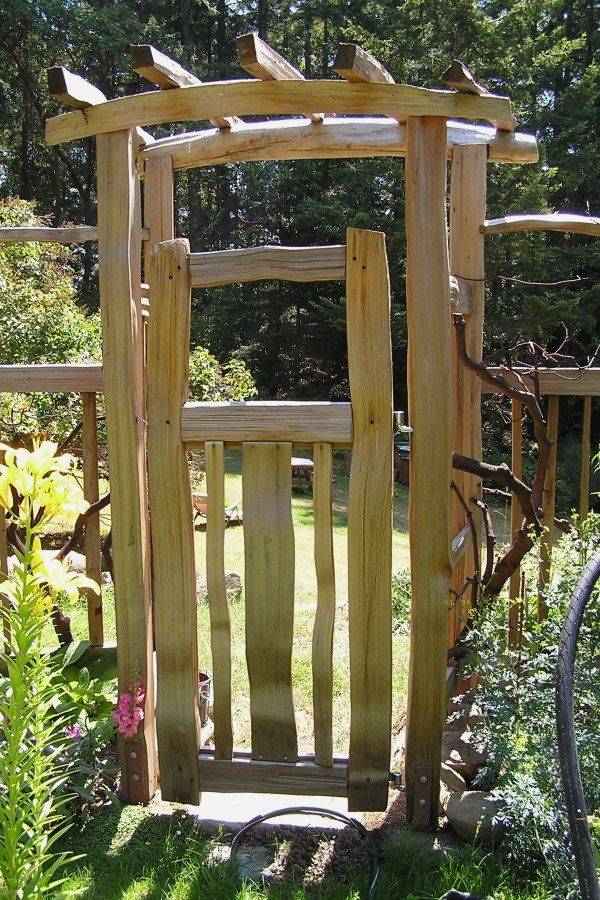 19 Wood Garden Arch with Gate Ideas Worth to Check SharonSable