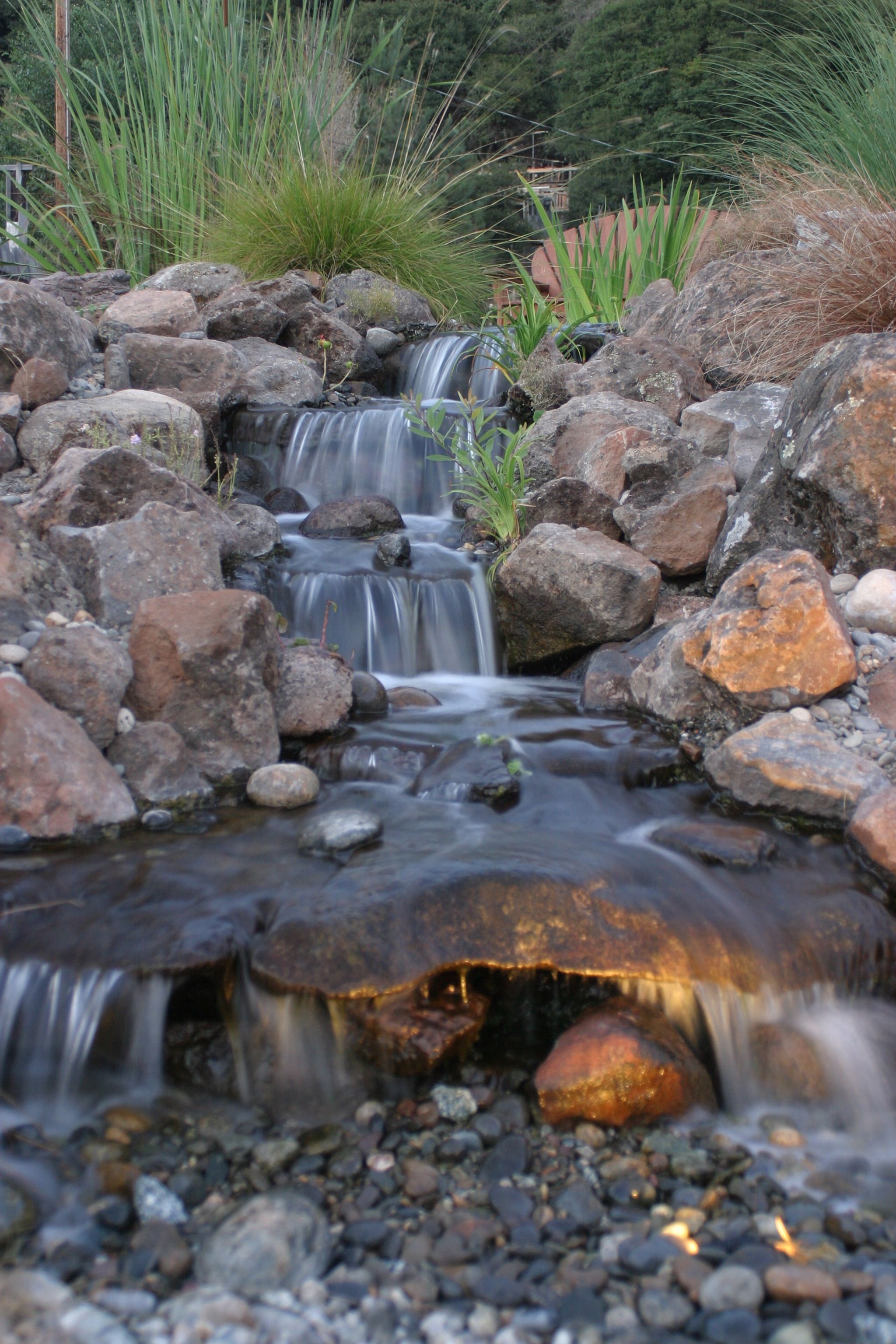 Diy Garden Pond Waterfall Ideas